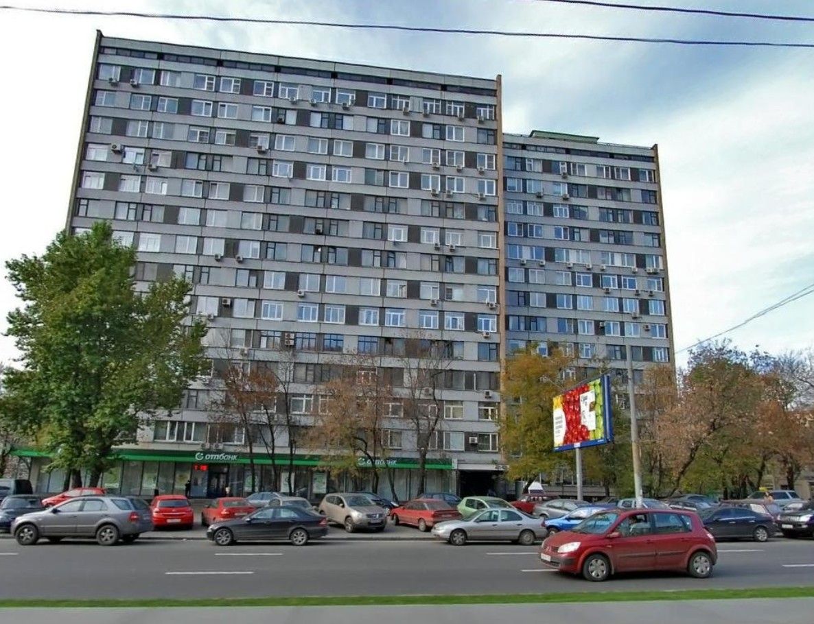 фасад дома, здание по адресу г Москва, Новинский б-р, д 15 